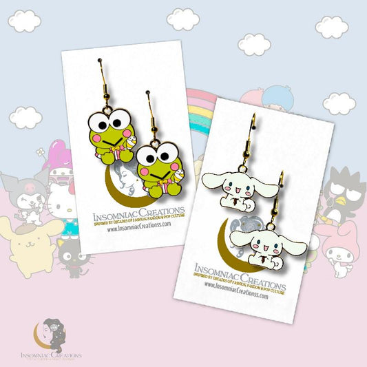 Keropi or  Cinnamaroll Earrings
