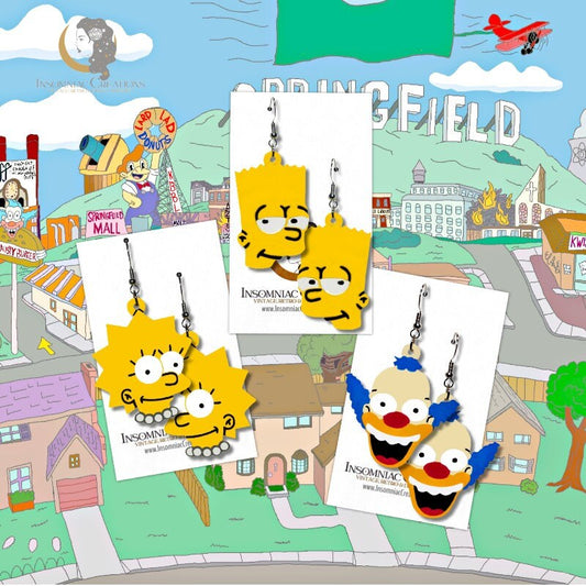 Simpson Earrings - Springfield