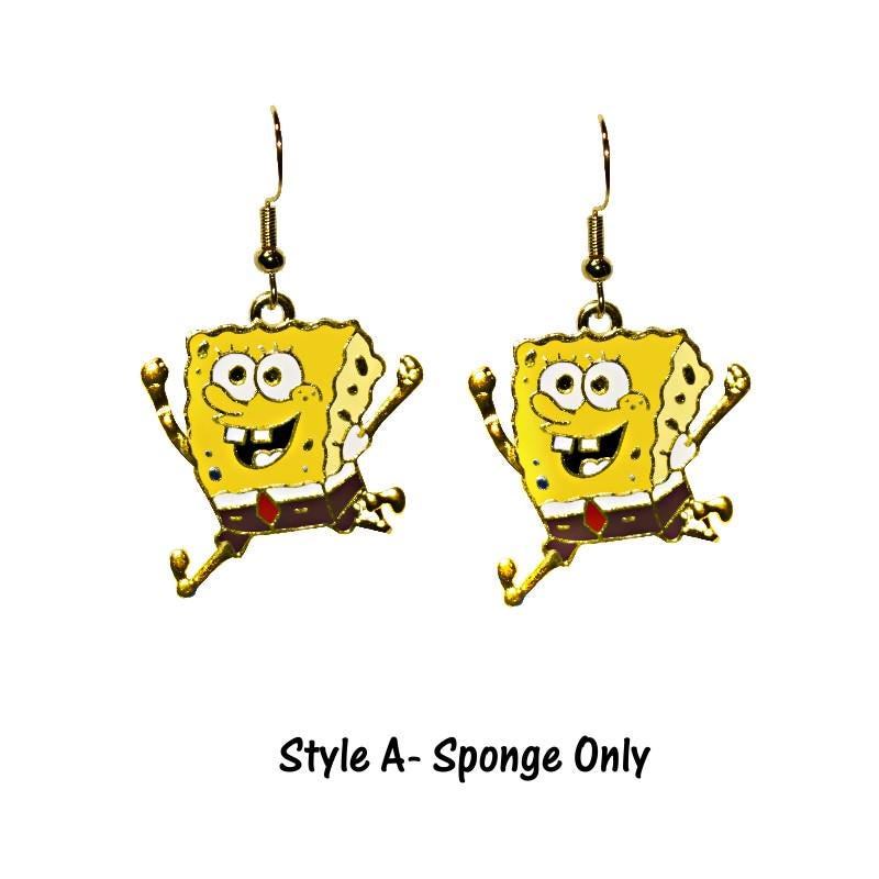 Sponge Boy or Starfish Earrings - Patrick