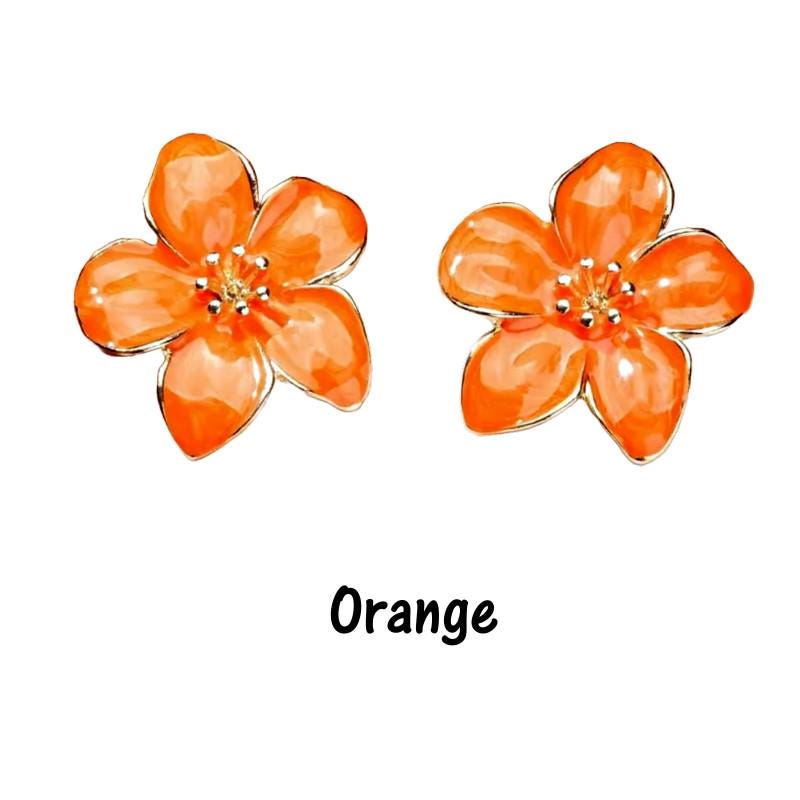 Magnolia Flower Earrings- Vintage, Classic, Pinup Rockabilly Doll