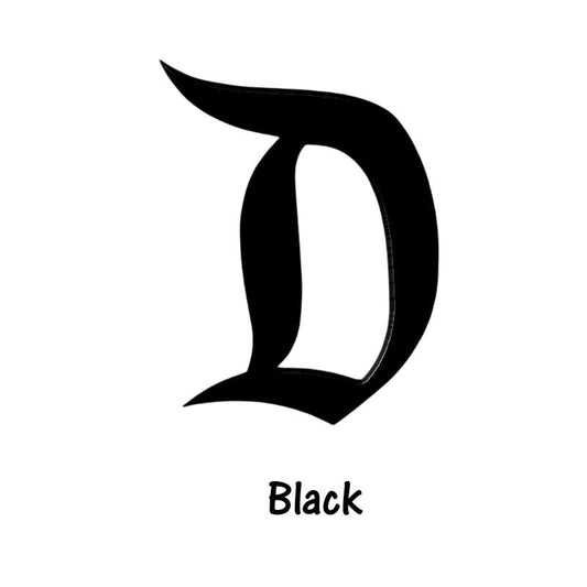 Blacks Hues of Acrylic D Brooch