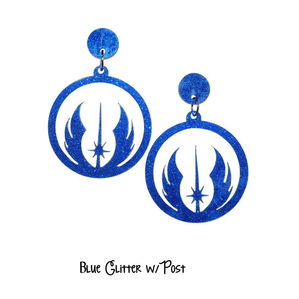 Jedi Order Hoop Earrings - Star Wars Acrylic Earrings