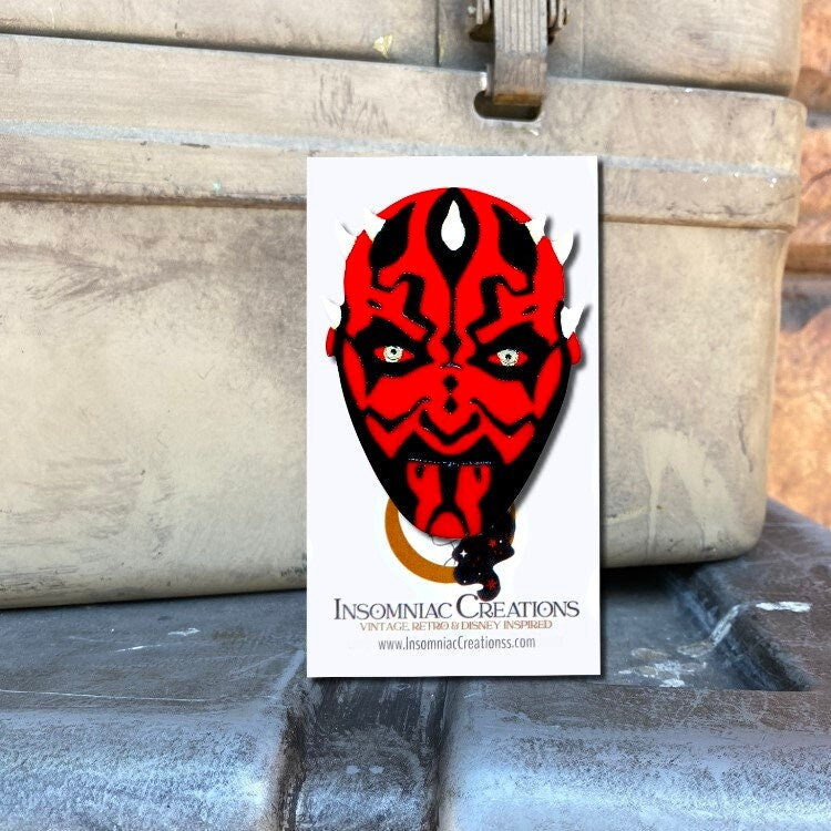 Hand Painted Darth Maul Brooch