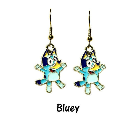 Bluey and Bingo Earrings - Bluey Dog - Disney Inspired